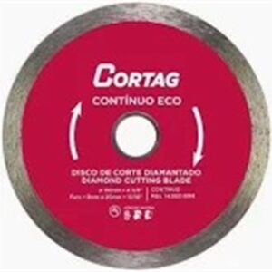 DISCO DE CORTE DIAMANTADO CONTÍNUO ECO CORTAG 110MM X 4. 3/8