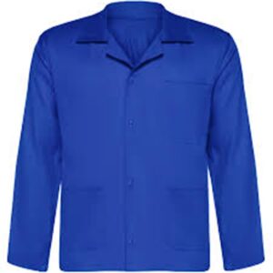 JALECO BRIM MANGA LONGA 100% ALGODÃO AZUL