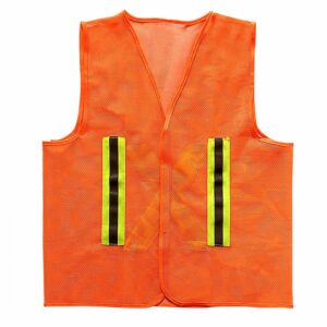 COLETE REFLETIVO TELADO LARANJA