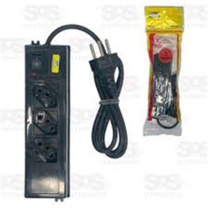 FILTRO DE LINHA 3 TOMADAS ELITE 85CM CABO