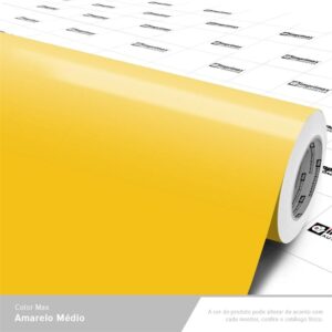 VINIL COLORIDO INTERMEDIARIO - AMARELO