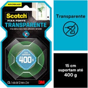 FITA DUPLA FACE TRANSP. 3M 12X20.00MT