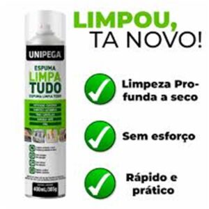 ESPUMA LIMPA TUDO UNIPEGA 400ML