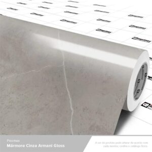 VINIL GOLD PEDRA MARMORE CINZA ARMANI GLOSS