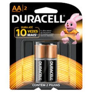 PILHA DURACELL ALCALINA  AA C/2UN