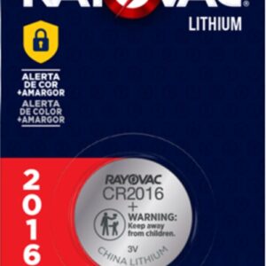 PILHA BATERIA EL. RAYOVAC CR2016