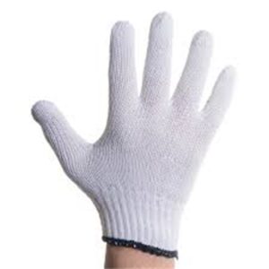 LUVA DE MALHA BRANCA