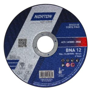 DISCO DE CORTE BNA12 FINO 115X22,23X1MM - NORTON