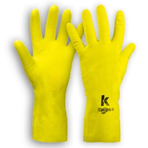 LUVA LATEX SUPER SILVER AMARELA