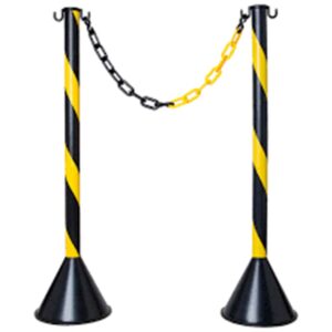 PEDESTAL PLAST. ZEBRADO P/A 90CM