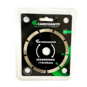 DISCO DE CORTE DIAMANTADO SEGMENTADO 110X20MM