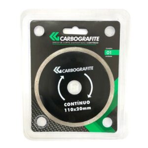 DISCO DE CORTE DIAMANTADO CONTÍNUO 110X20MM