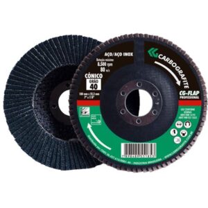 DISCO CG-FLAP | FIBRA CÔNICO 115X22,2MM I 120 GRÃO