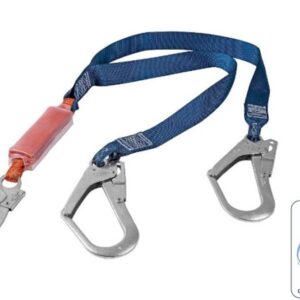 TALABARTE DUPLO EM FITA C/ ABS CONECTOR 55MM