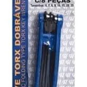 JG CHAVE TORX WESTERN C/8 PEÇAS