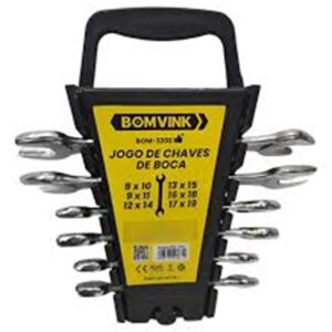 JOGO DE CHAVE FIXA 8 A 19MM 6 PCS