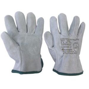 LUVA DE RASPA PUNHO 7 PETROLEIRA ORELHA CG