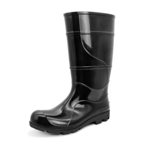 BOTA DE PVC PRETA CANO LONGO