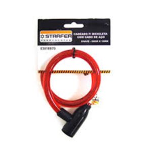 CADEADO P BIKE CHAVE 80CM STARF