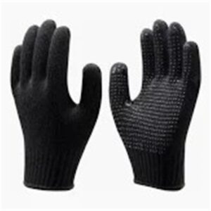 LUVA DE MALHA PIGMENTADA PRETA